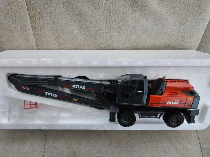 ATLAS 350MH overslagkraan met poliepgrijper,nieuw, Conrad, Hobby en Vrije tijd, Modelauto's | 1:50, Nieuw, Hijskraan, Tractor of Landbouw