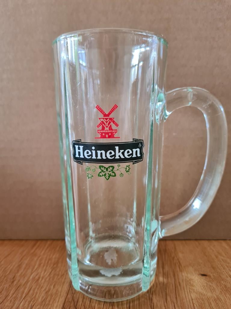 Zware Heineken pul uit Amerika., Verzamelen, Biermerken, Ophalen of Verzenden, Zo goed als nieuw, Pul(len), Heineken