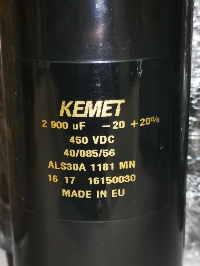 2900uF 450V Kemet Audio / IMPULSE, Ophalen of Verzenden