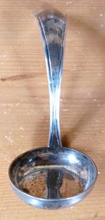 Antieke zilveren saus lepel Haags lofje, Verzenden