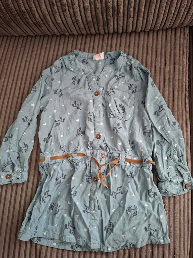 Hema tuniek met eenhoorns - maat 92, Kinderen en Baby's, Kinderkleding | Maat 92, Meisje, Ophalen of Verzenden, Zo goed als nieuw