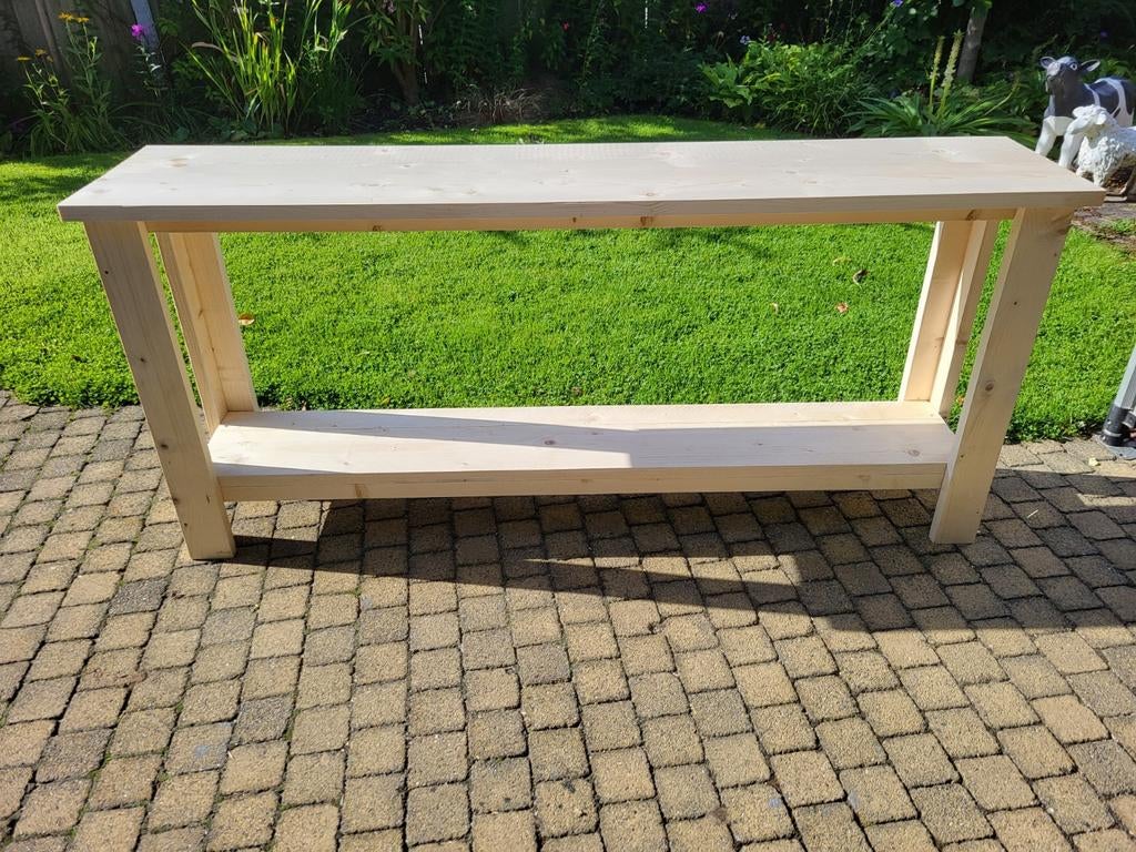 Sitetable steigerhout, Huis en Inrichting, Tafels | Sidetables, Ophalen, 25 tot 50 cm, Rechthoekig
