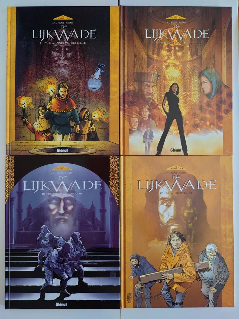 De Lijkwade 1-2-3-4 HC. Glenat, Complete serie of reeks, Ophalen of Verzenden