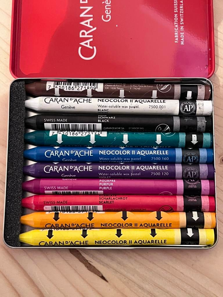 Caran d'Ache Neocolor II waspastels set (nieuw), Ophalen of Verzenden, Nieuw, Potlood of Stift