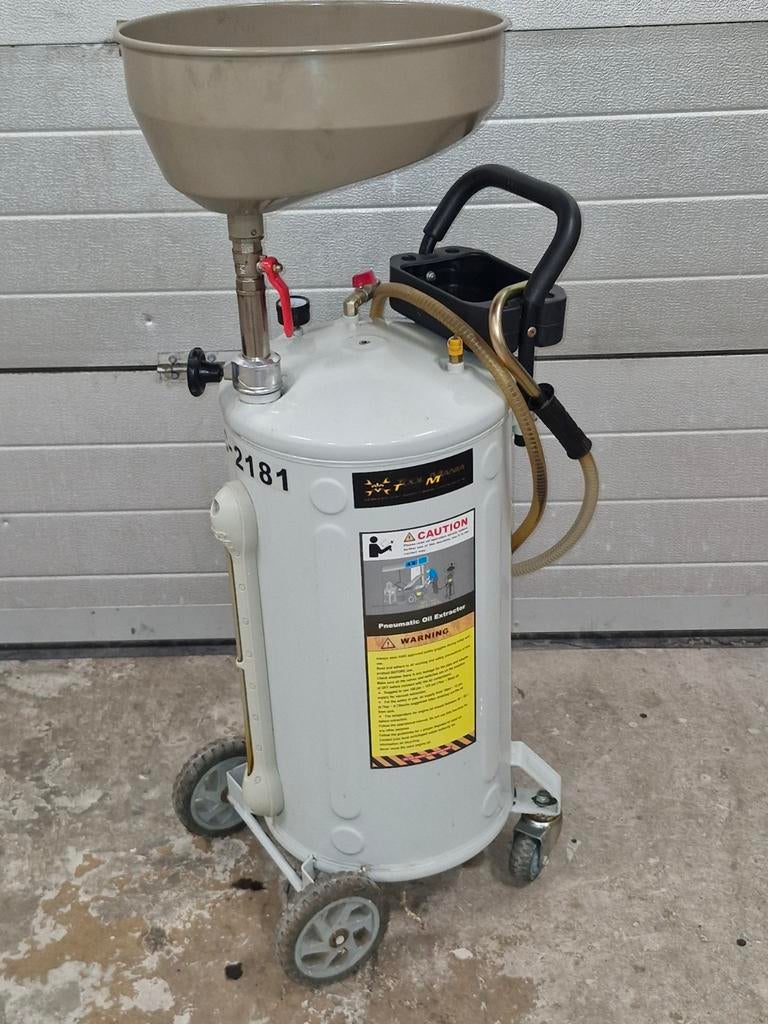 Olie opvang reservoir pneumatisch., Auto diversen, Autogereedschap, Ophalen, ., Zo goed als nieuw, .