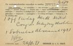 Dekker + v.d. Vegt, Utrecht - 11.1921 - bestelkaart, Ophalen of Verzenden, Briefkaart