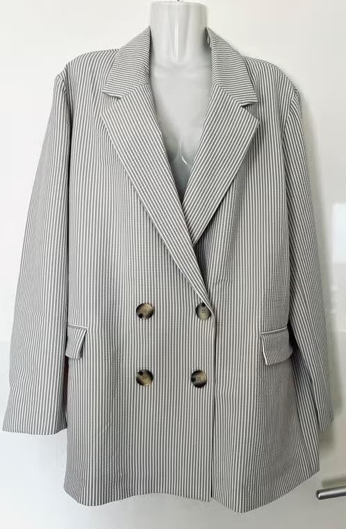 Zara gestreept colbert maat 44[dm]