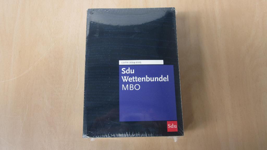 SDU Wettenbundel MBO Editie 2024 - 2025, Boeken, Ophalen of Verzenden, Beta, Nieuw, MBO