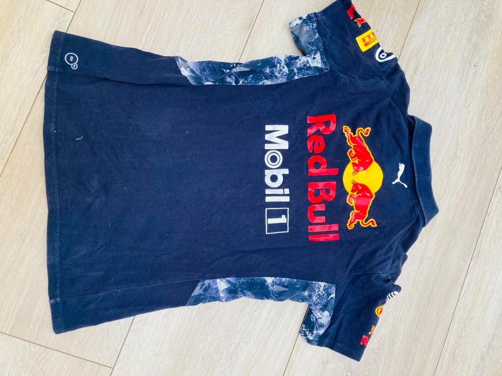 Max Verstappen poloshirt redbull, Blauw, Ophalen of Verzenden, Zo goed als nieuw, Korte mouw