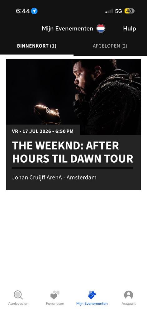 The Weeknd: After hours till dawn tour vrijdag 17 juli 2026, Twee personen, Juli