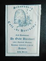 suikerzakjeschouwburg café de Hanekamp Arnhem, Ophalen of Verzenden