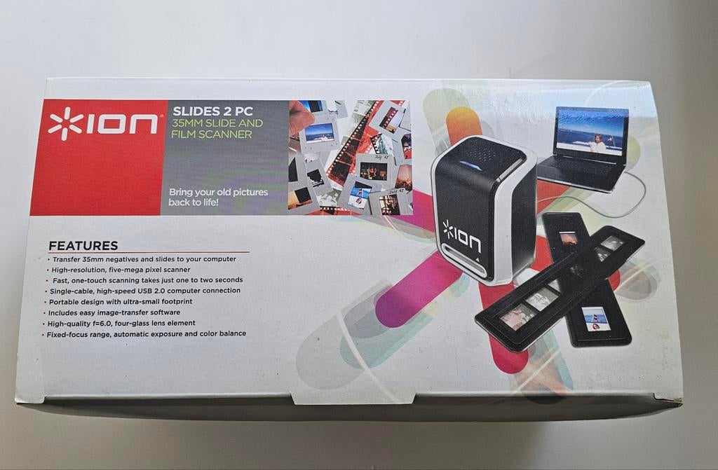 ION Slides 2 PC Diascanner & Filmscanner – Nette staat!, Computers en Software, Ophalen of Verzenden, Zo goed als nieuw