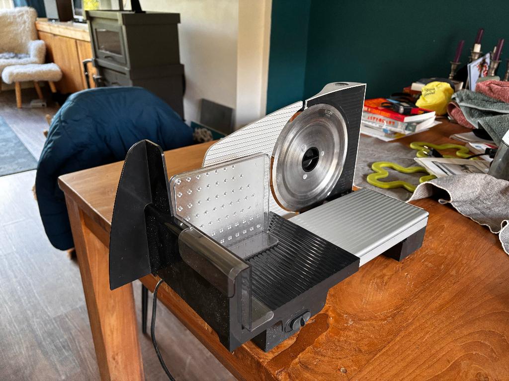 Siemens elektrische snijmachine (MS65500N) – met 2 messen, Snijmachine, Ophalen, Gebruikt, Overige merken