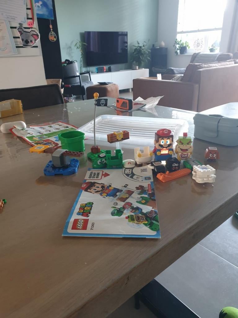 Lego Super Mario starter set, Ophalen of Verzenden, Zo goed als nieuw, Complete set, Lego