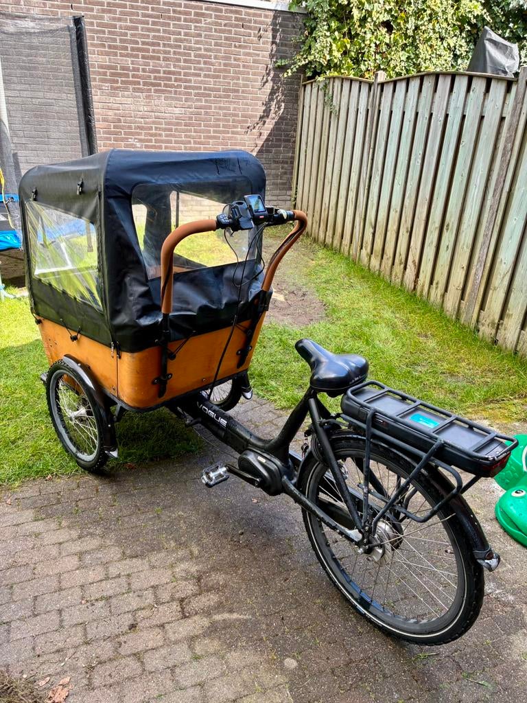 Vogue Carry 3 Bakfiets Compleet, 4 kinderen of meer, Gebruikt, Elektrisch, Ophalen