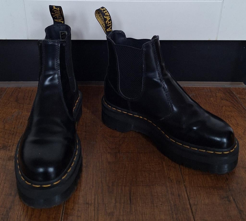 Dr. Martens plateau enkellaarsjes Chelsea mt 39 zwart, Kleding | Dames, Schoenen, Zwart, Lage of Enkellaarzen, Ophalen of Verzenden