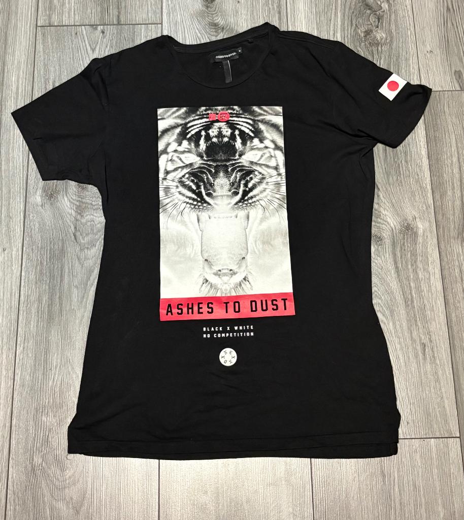 Shirt Ashes to Dust, Ashes to DVST, Maat 48/50 (M), Zwart, Ophalen of Verzenden
