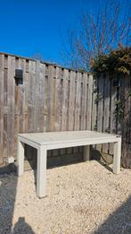 Teak houten tuin tafel gratis, Tuin en Terras, Ophalen, Gebruikt, Rechthoekig, Teakhout