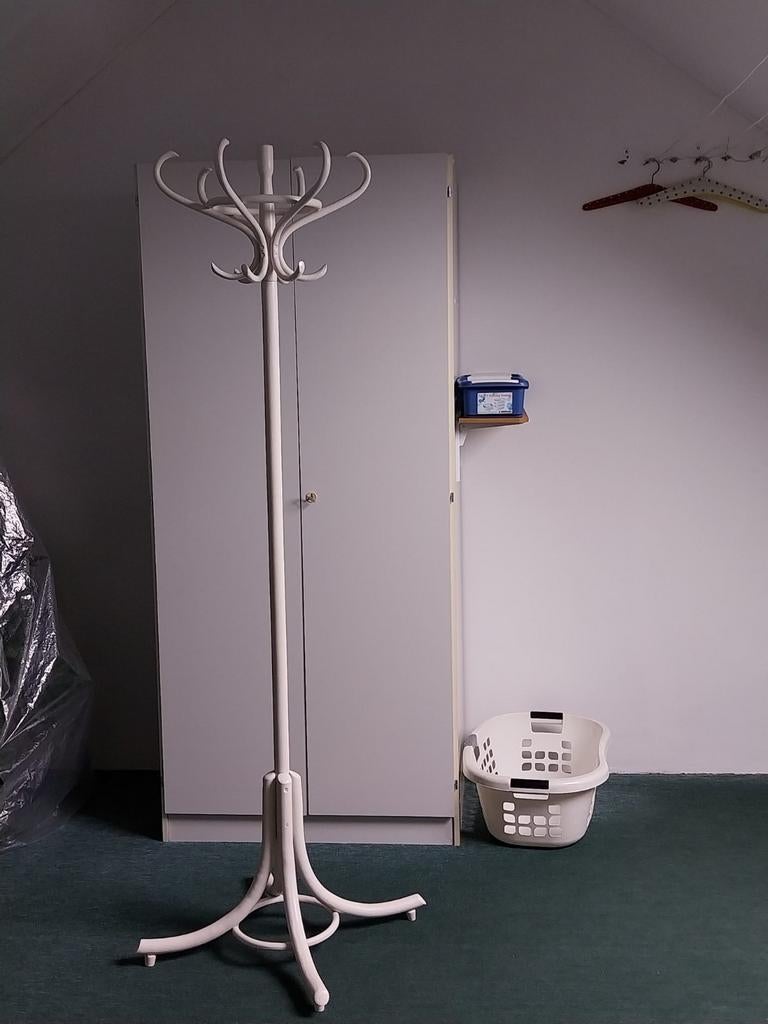 Staande retro kapstok, Ophalen, Metaal, Staande kapstok, 150 tot 200 cm