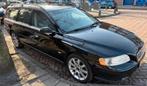 Volvo V70 II 2.4 benzine 170PK 2004 Zwart NW APK t/m 02-27, Auto's, Voorwielaandrijving, 1800 kg, Zwart, Zwart