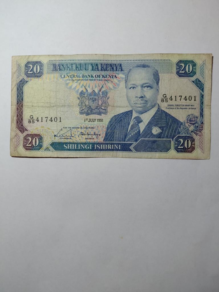 Kenya 20 shilingi 1991, Ophalen of Verzenden, Overige landen