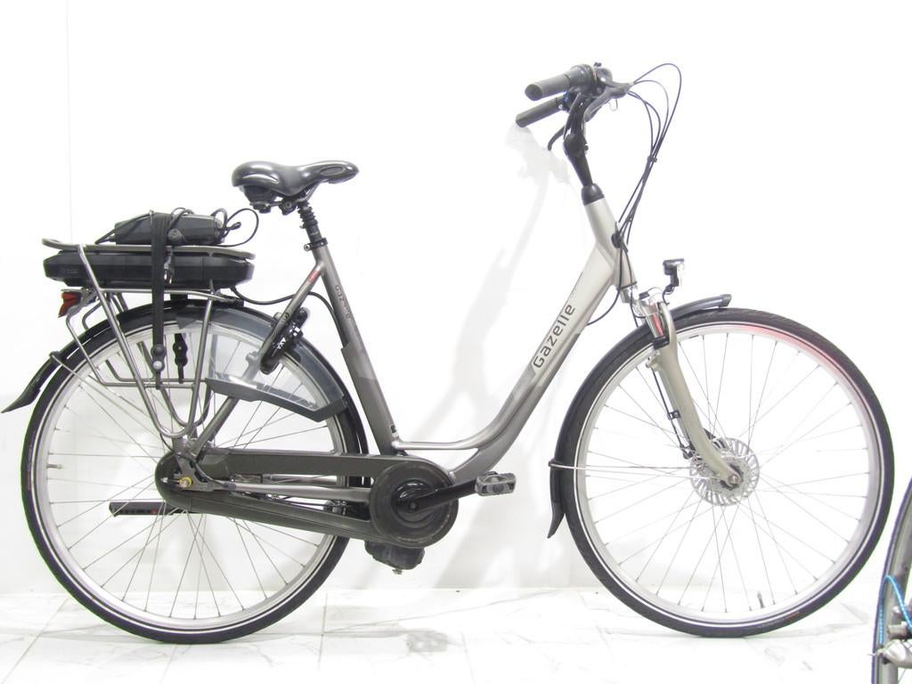 Gazelle Orange grijs dames 57cm 28inch, Fietsen en Brommers, Elektrische fietsen, 55 tot 59 cm, Gebruikt, Gazelle