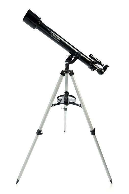 Celestron PowerSeeker 60AZ telescoop, Audio, Tv en Foto, Optische apparatuur | Telescopen, Lenzentelescoop (refractor), Met statief