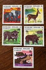 Congo 1976 Dieren Postzegels - Ongebruikt, Ophalen of Verzenden, Overige landen