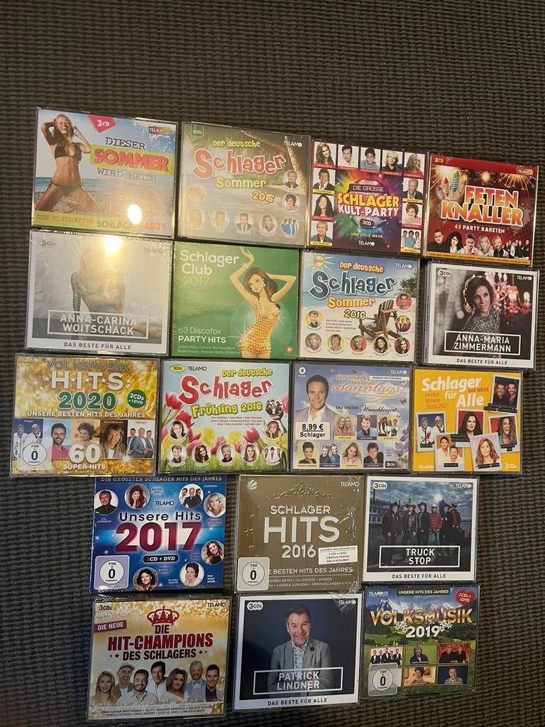 Schlager 3cd albums verzameling, Verzenden, Zo goed als nieuw