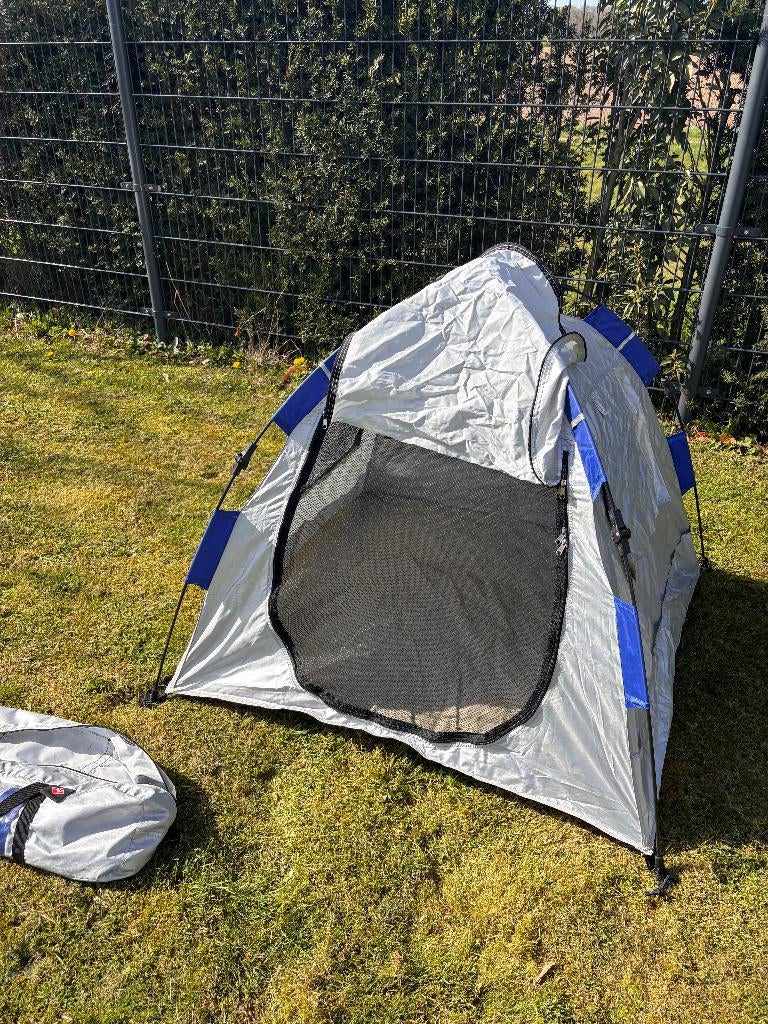Hondentent – simpel opzetbaar – incl hoes/tas, Dieren en Toebehoren, Ophalen, Gebruikt, 65 tot 100 cm, Hondenhok