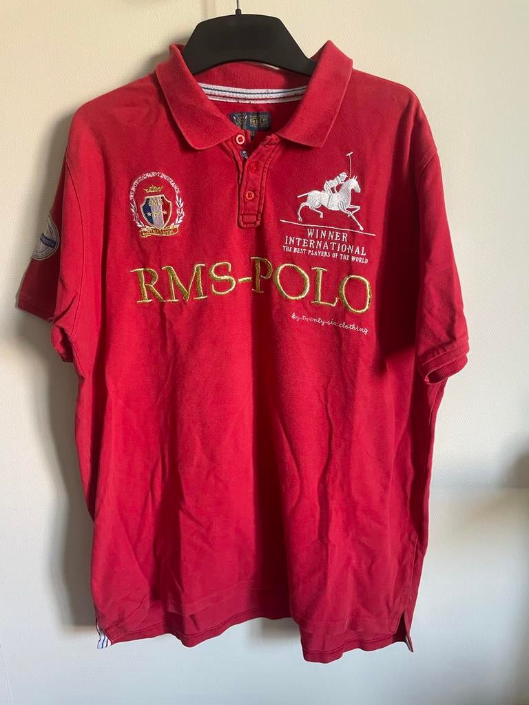 Rode RMS polo, maat XXL, Ralph Lauren style, Ophalen of Verzenden, Gedragen, Overige maten, Rood