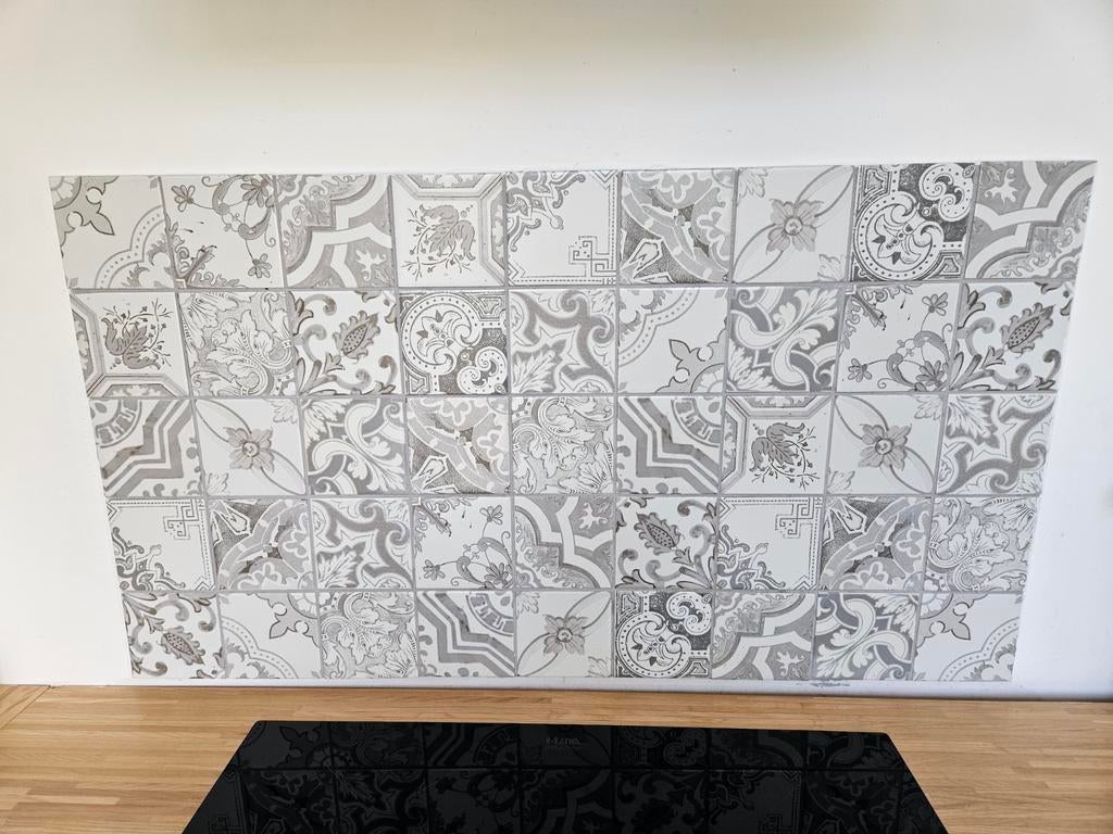 Prachtige (Marokaanse) tegeltjes in grijs tinten 1,5 m3, Minder dan 20 cm, Minder dan 5 m², Wandtegels, Keramiek