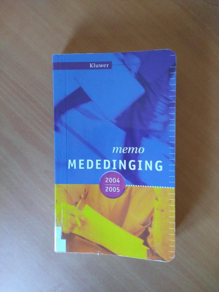 Memo Mededinging 2004/2005, Ophalen of Verzenden, Zo goed als nieuw, Sociale wetenschap
