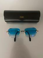 Cartier zonnebril met Seiko blue light diamond cut glazen, Overige merken, Zonnebril, Blauw, Ophalen of Verzenden