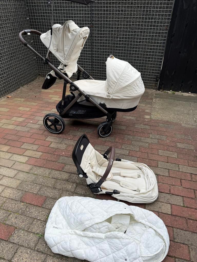 Cybex Gazelle S Duo kinderwagen met veel accessoires, Kinderen en Baby's, Kinderwagens en Combinaties, Overige merken, Ophalen of Verzenden