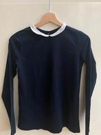 Donkerblauwe longsleeve met kraag van Monoprix mt. 152, Nieuw, Ophalen of Verzenden, Shirt of Longsleeve, Meisje