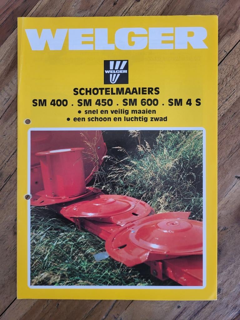 tractor folder Welger schotelmaaiers, Ophalen of Verzenden, Zo goed als nieuw