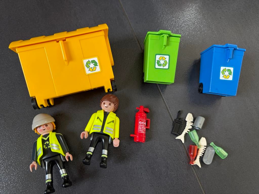 Playmobil City Life Vuilniswagen 70200 met accessoires, Ophalen of Verzenden, Zo goed als nieuw, Complete set