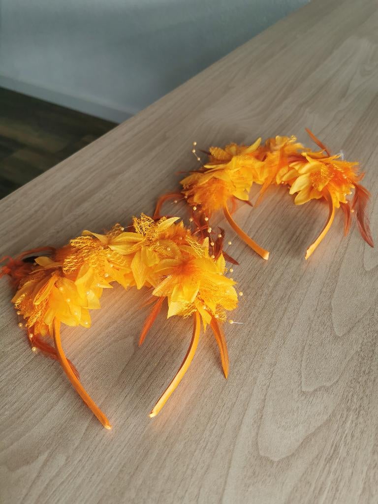 Oranje haarbanden, Ophalen of Verzenden, Nieuw, Feestartikel, Oranje of Koningsdag