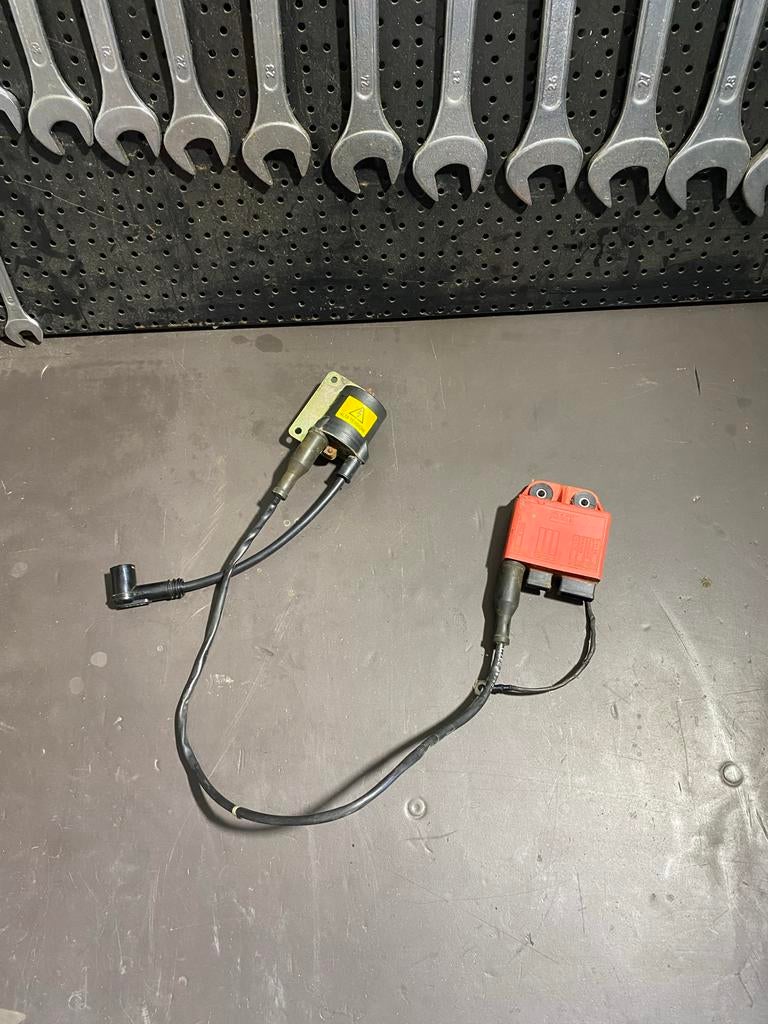 CDI en bobine voor Piaggio 125cc en 180cc 2takt motoren, Ophalen of Verzenden, Gebruikt