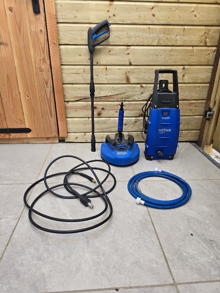 Nilfisk C110.3-5 terrasreiniger, Tuin en Terras, Hogedrukreinigers, Ophalen, Gebruikt, Elektrisch, Nilfisk