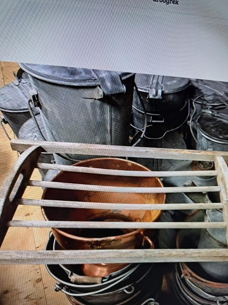 Brocante wasrek, Antiek en Kunst, Curiosa en Brocante, Ophalen of Verzenden