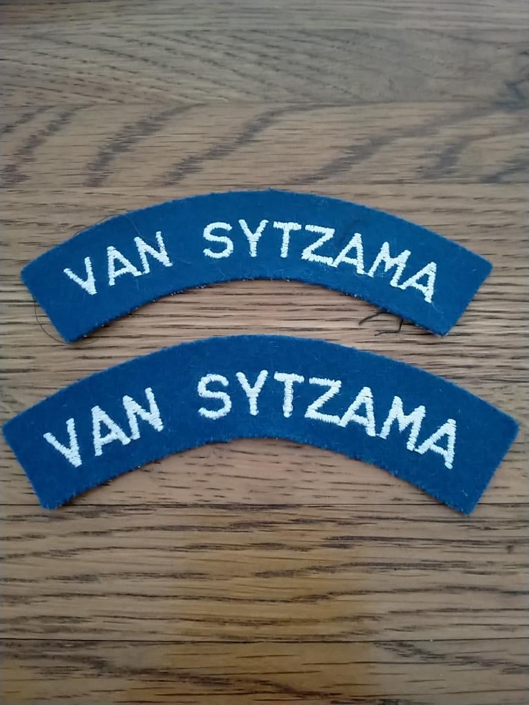 NL KL , straatnamen , Van Sytzama, Verzenden, Landmacht, Nederland, Embleem of Badge