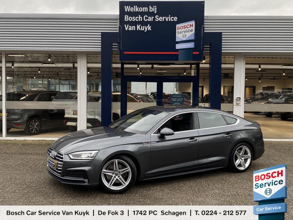 Audi A5 Sportback 2.0 TFSI MHEV Sport S-line Edition 190 Pk, Auto's, Gebruikt, 1984 cc, Leder en Stof, Origineel Nederlands