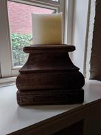 Grote oud houten poer, Ophalen