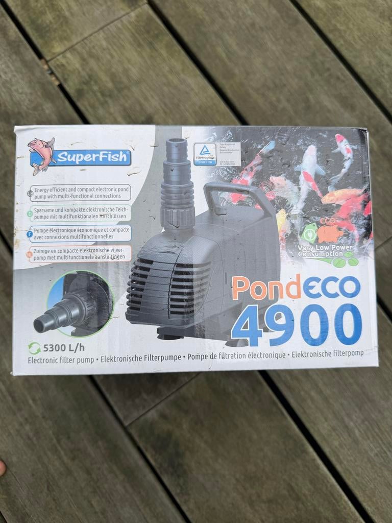 SuperFish PondECO 4900 Vijverpomp - Nieuw in doos, Ophalen of Verzenden, Nieuw, Vijverpomp