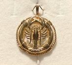 Zilveren vergulde hanger visserij urk boei vissers sieraden, Ophalen of Verzenden, Zo goed als nieuw, Goud, Zilver