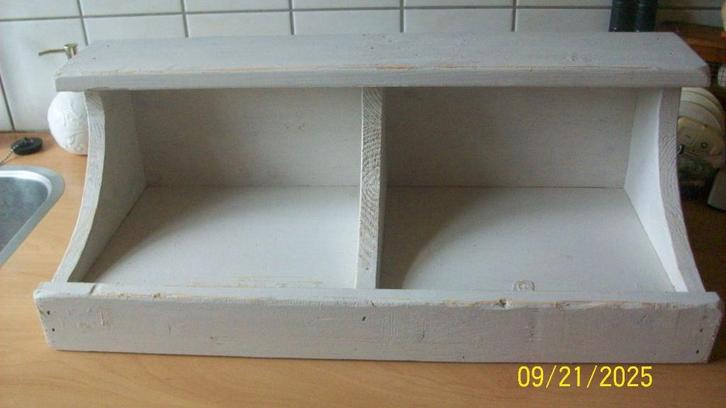 Mooie landelijke houten gruttersbak, Huis en Inrichting, Keuken | Keukenbenodigdheden, Zo goed als nieuw, Ophalen of Verzenden