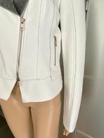 H528 Nieuw: Biba mt 40=M kort jasje biker blazer colbert wit, Maat 38/40 (M), Wit, Nieuw, Biba