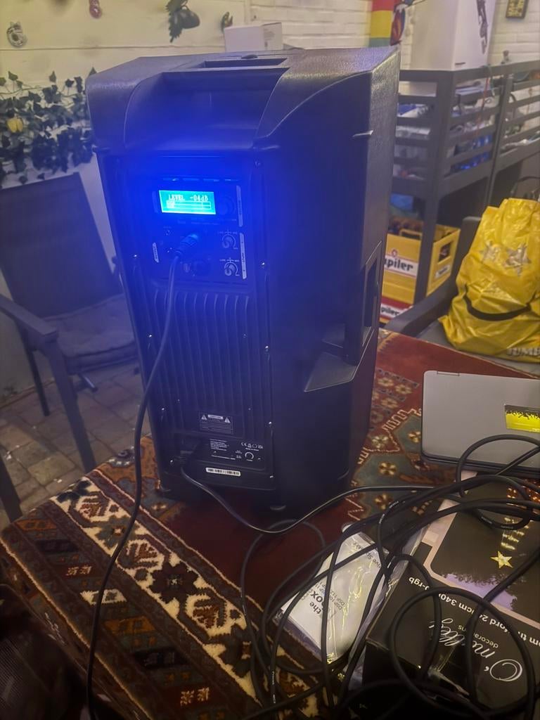 2x speaker the box pro dsp12 1200w + hoezen + statieven, Ophalen of Verzenden, Zo goed als nieuw, Overige typen
